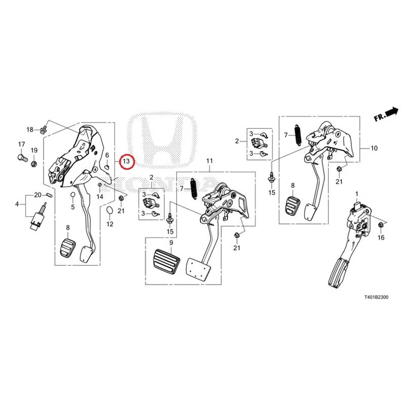 [NEW] JDM HONDA CIVIC FL5 2023 Pedals GENUINE OEM - Image 12