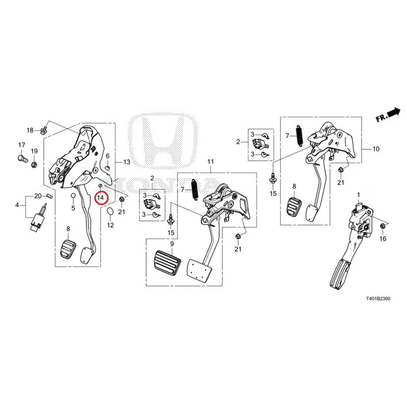 [NEW] JDM HONDA CIVIC FL5 2023 Pedals GENUINE OEM - Image 13
