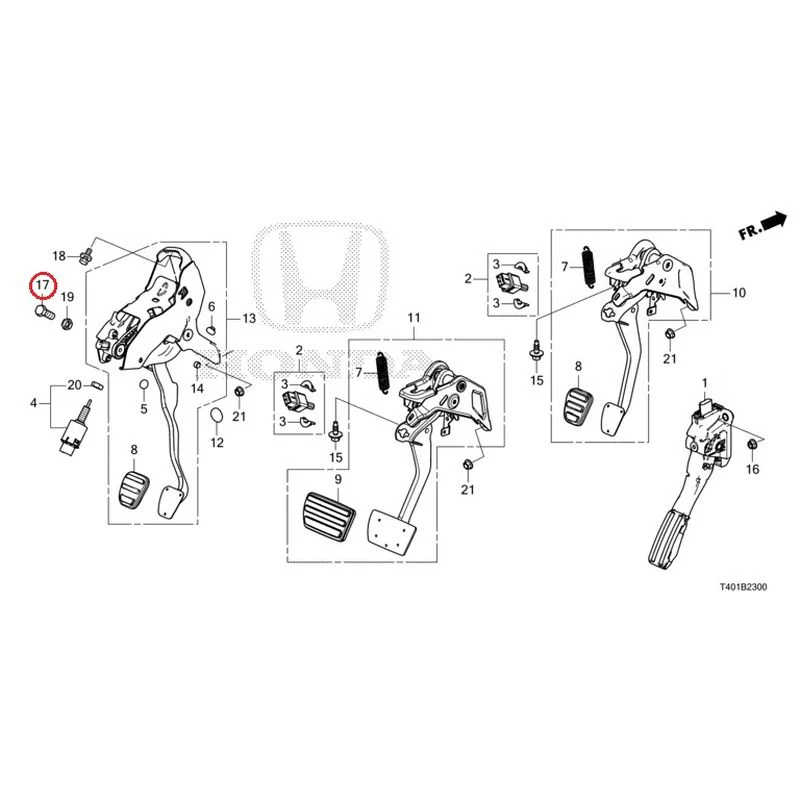 [NEW] JDM HONDA CIVIC FL5 2023 Pedals GENUINE OEM - Image 16