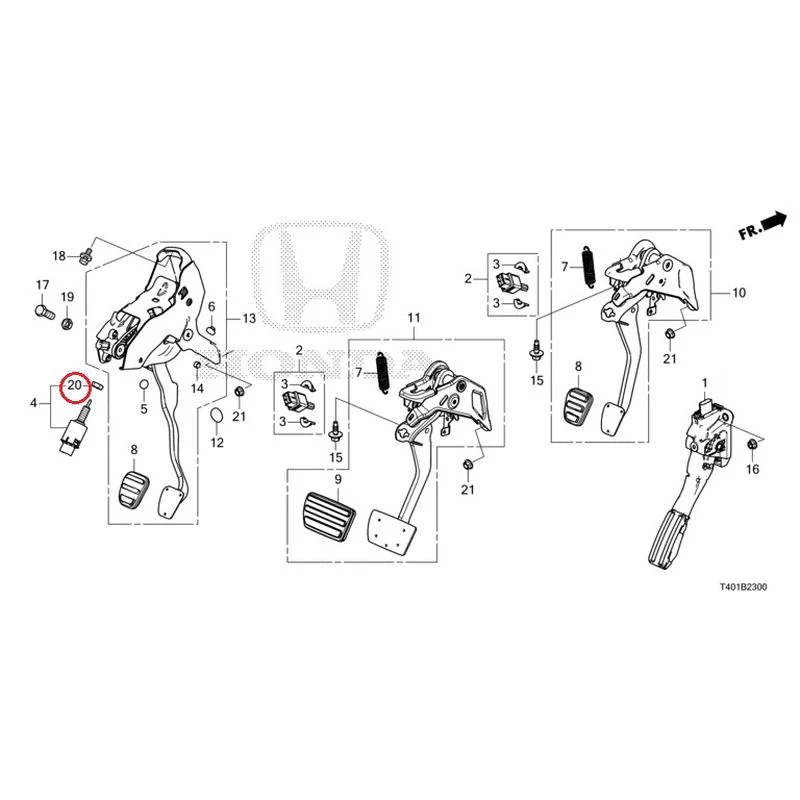 [NEW] JDM HONDA CIVIC FL5 2023 Pedals GENUINE OEM - Image 19