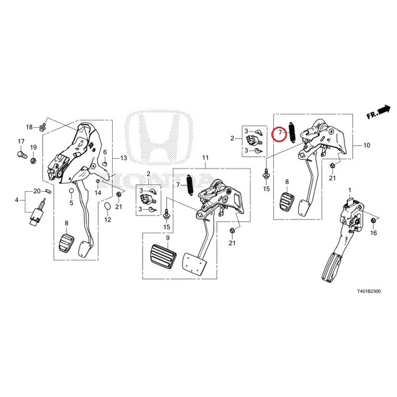 [NEW] JDM HONDA CIVIC FL5 2023 Pedals GENUINE OEM - Image 8