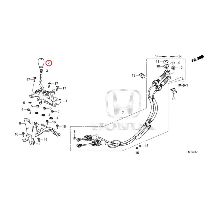 [NEW] JDM HONDA CIVIC FL5 2023 Shift Lever (TYPE R) GENUINE OEM - Image 3