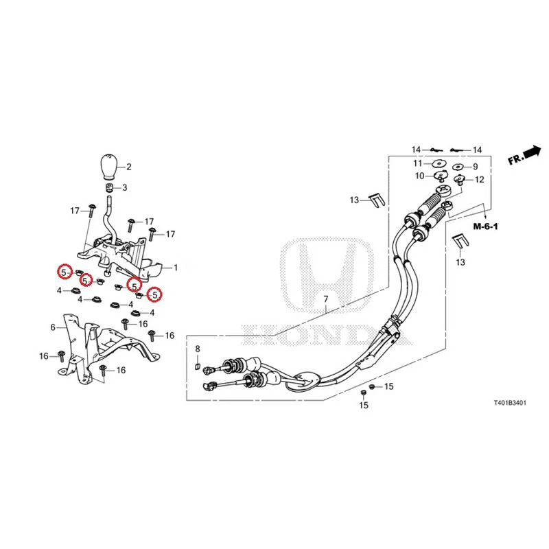 [NEW] JDM HONDA CIVIC FL5 2023 Shift Lever (TYPE R) GENUINE OEM - Image 6