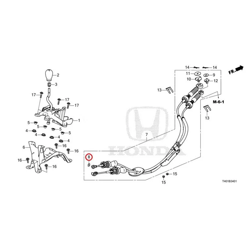 [NEW] JDM HONDA CIVIC FL5 2023 Shift Lever (TYPE R) GENUINE OEM - Image 9