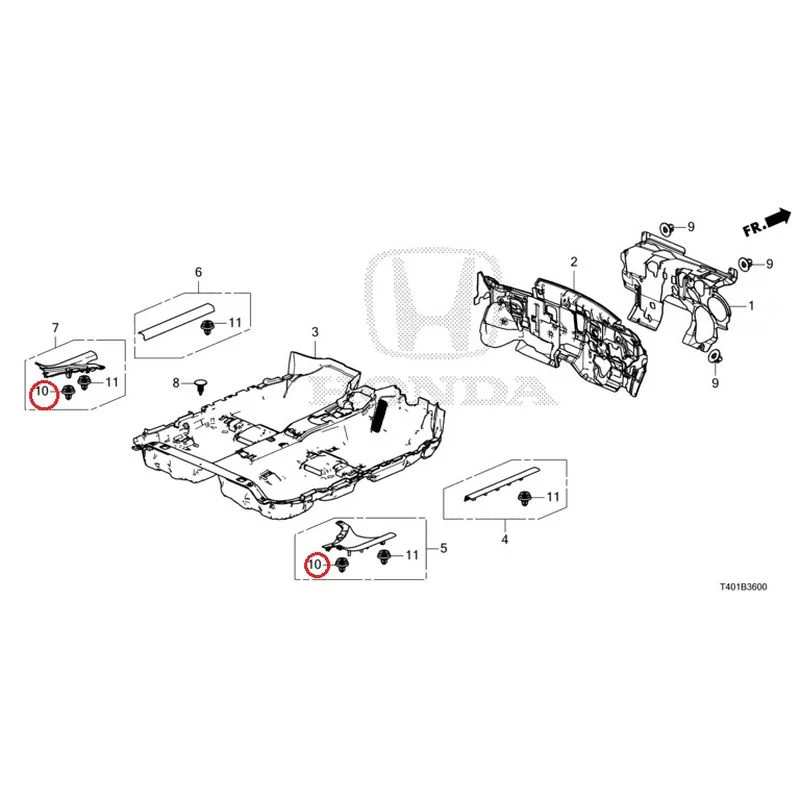 [NEW] JDM HONDA CIVIC FL5 2023 Floor Mat GENUINE OEM - Image 11