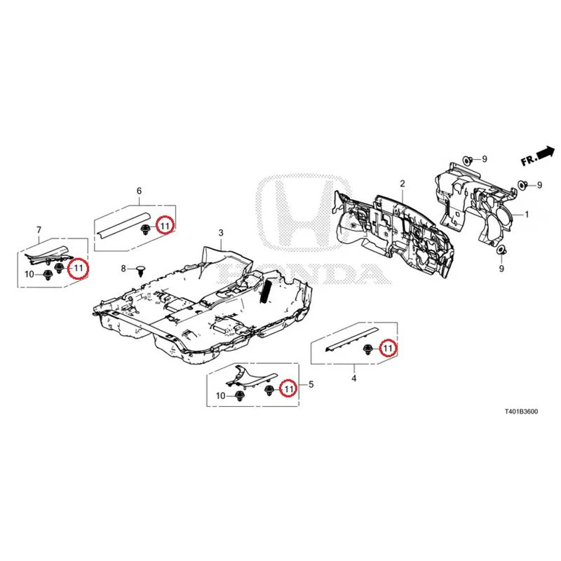 [NEW] JDM HONDA CIVIC FL5 2023 Floor Mat GENUINE OEM - Image 12