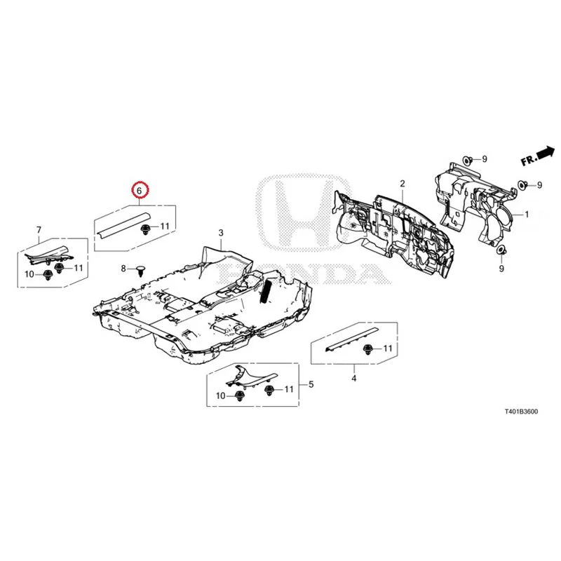 [NEW] JDM HONDA CIVIC FL5 2023 Floor Mat GENUINE OEM - Image 7