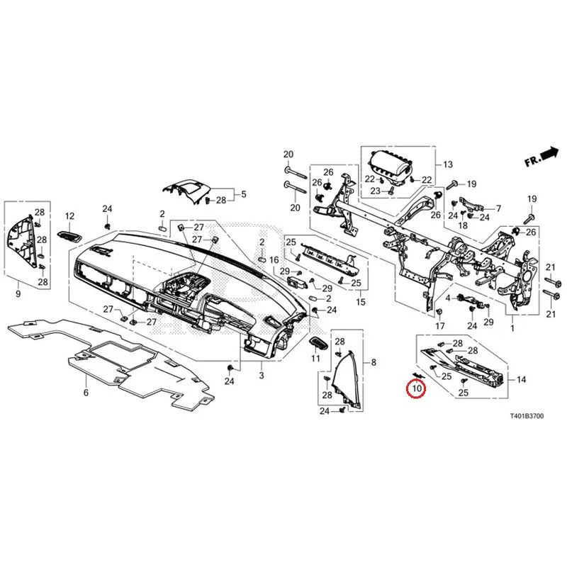 [NEW] JDM HONDA CIVIC FL5 2023 Instrument panel GENUINE OEM - Image 11