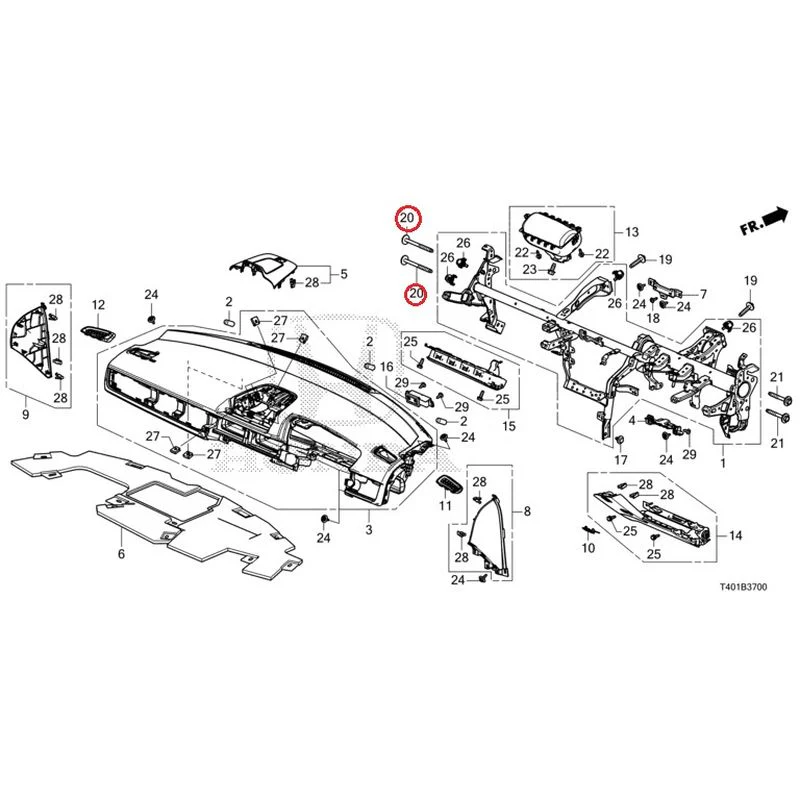 [NEW] JDM HONDA CIVIC FL5 2023 Instrument panel GENUINE OEM - Image 20