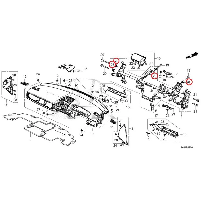[NEW] JDM HONDA CIVIC FL5 2023 Instrument panel GENUINE OEM - Image 26