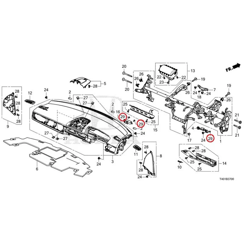 [NEW] JDM HONDA CIVIC FL5 2023 Instrument panel GENUINE OEM - Image 29