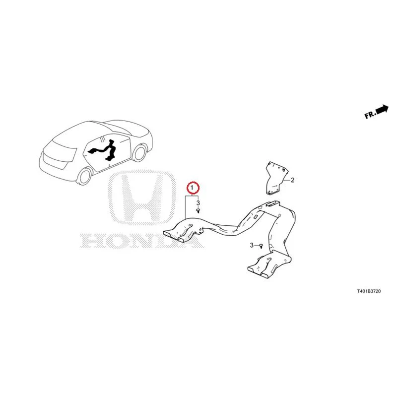 [NEW] JDM HONDA CIVIC FL5 2023 Duct GENUINE OEM - Image 2