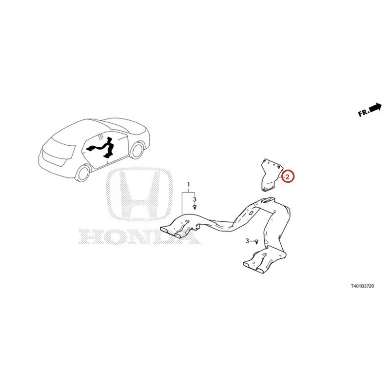 [NEW] JDM HONDA CIVIC FL5 2023 Duct GENUINE OEM - Image 3