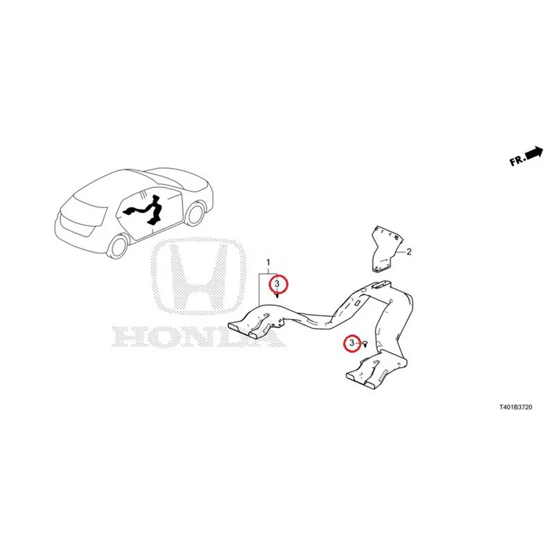 [NEW] JDM HONDA CIVIC FL5 2023 Duct GENUINE OEM - Image 4