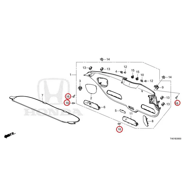 [NEW] JDM HONDA CIVIC FL5 2023 Tailgate Lining GENUINE OEM - Image 17