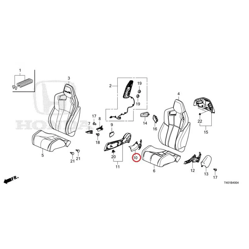 [NEW] JDM HONDA CIVIC FL5 2023 Front Seat (Driver Side) (Type R) GENUINE OEM - Image 11