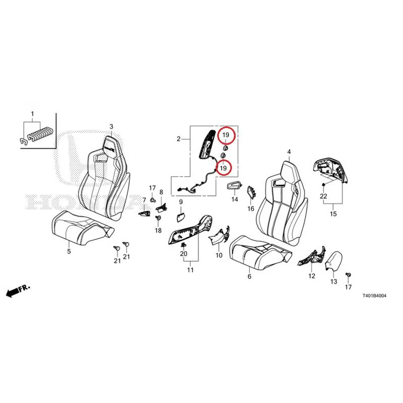 [NEW] JDM HONDA CIVIC FL5 2023 Front Seat (Driver Side) (Type R) GENUINE OEM - Image 20