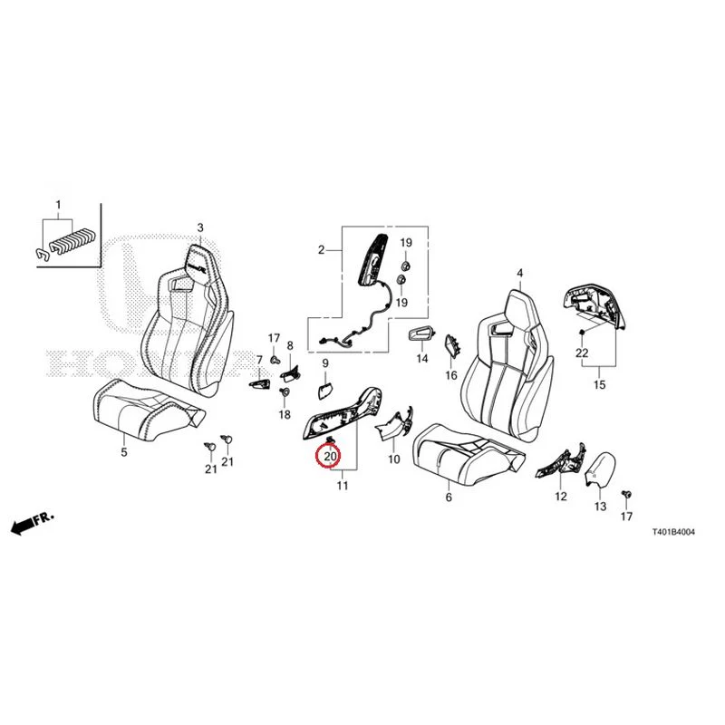 [NEW] JDM HONDA CIVIC FL5 2023 Front Seat (Driver Side) (Type R) GENUINE OEM - Image 21