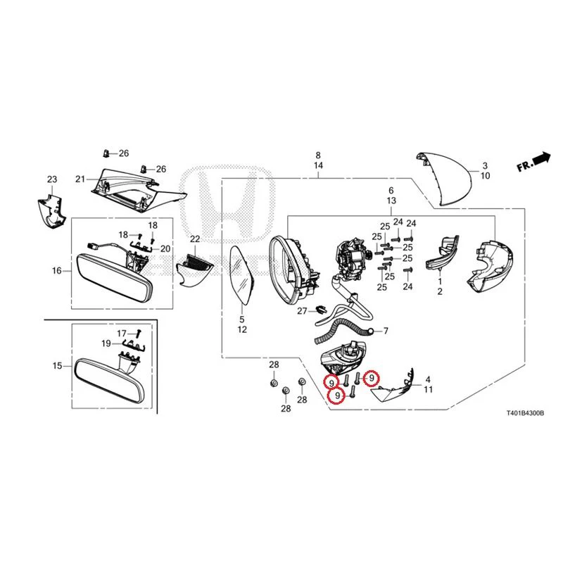 [NEW] JDM HONDA CIVIC FL5 2023 Mirrors GENUINE OEM - Image 10