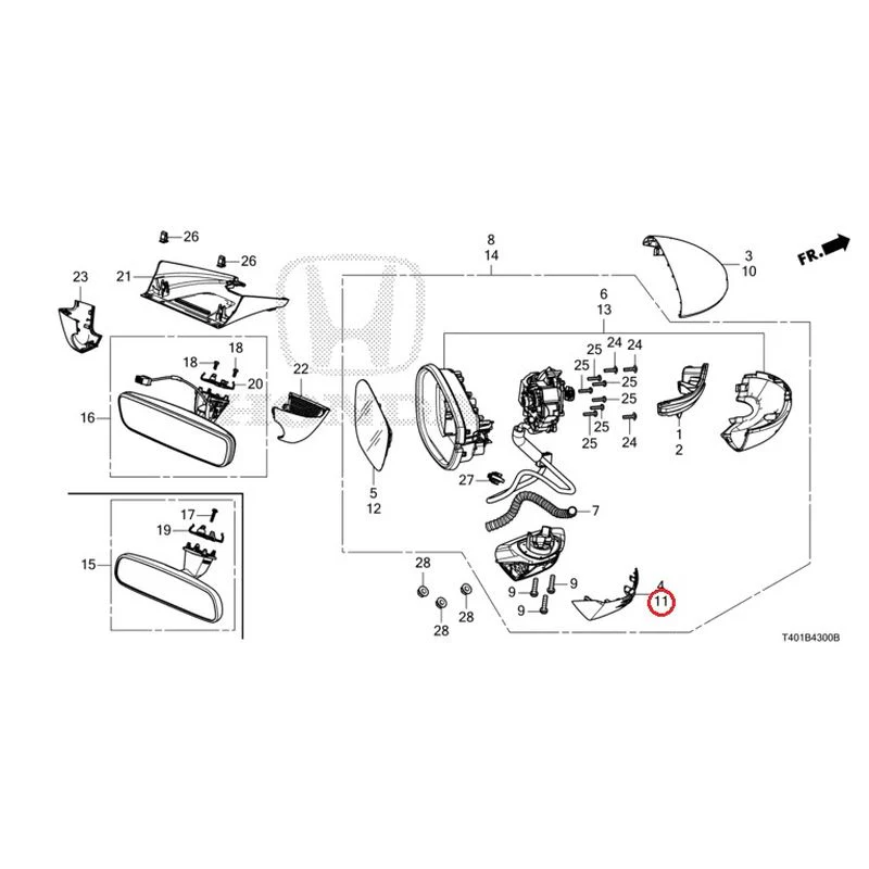 [NEW] JDM HONDA CIVIC FL5 2023 Mirrors GENUINE OEM - Image 12