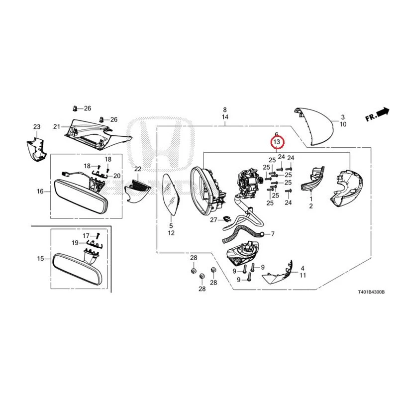 [NEW] JDM HONDA CIVIC FL5 2023 Mirrors GENUINE OEM - Image 14
