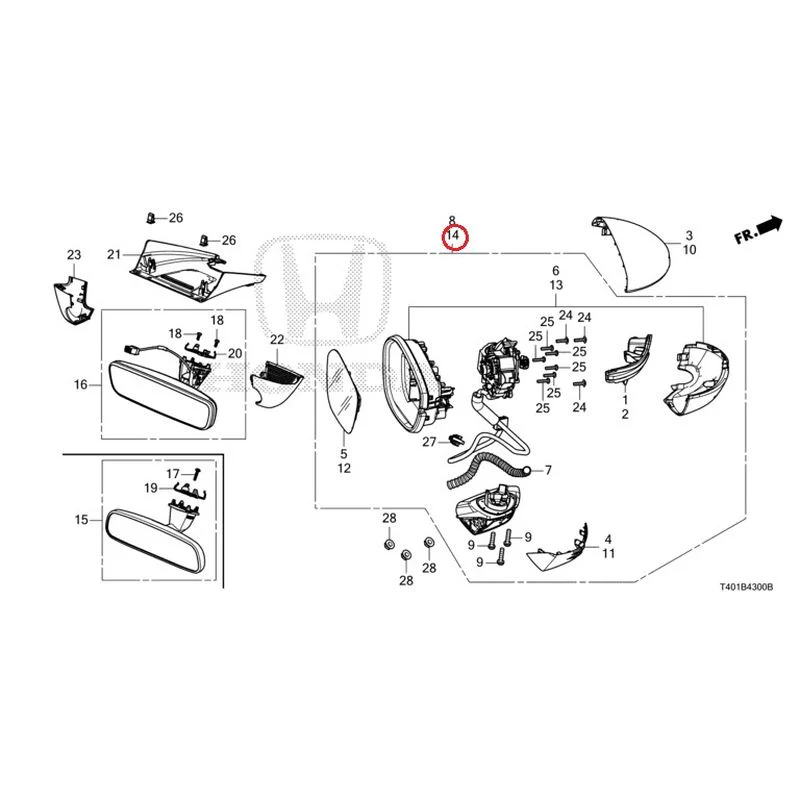 [NEW] JDM HONDA CIVIC FL5 2023 Mirrors GENUINE OEM - Image 15