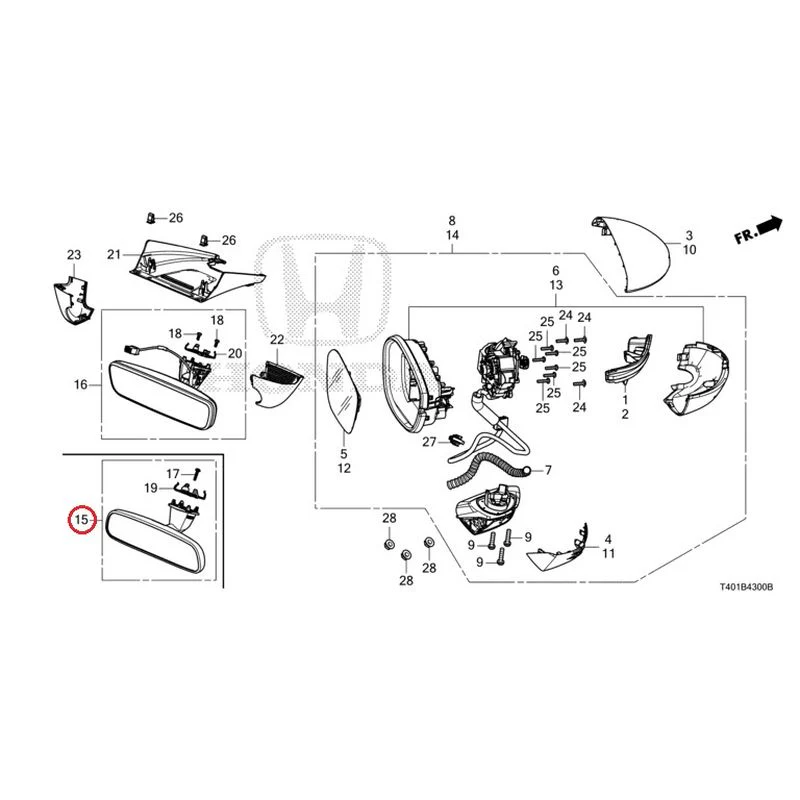 [NEW] JDM HONDA CIVIC FL5 2023 Mirrors GENUINE OEM - Image 16