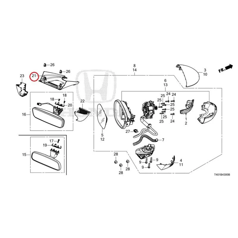 [NEW] JDM HONDA CIVIC FL5 2023 Mirrors GENUINE OEM - Image 19