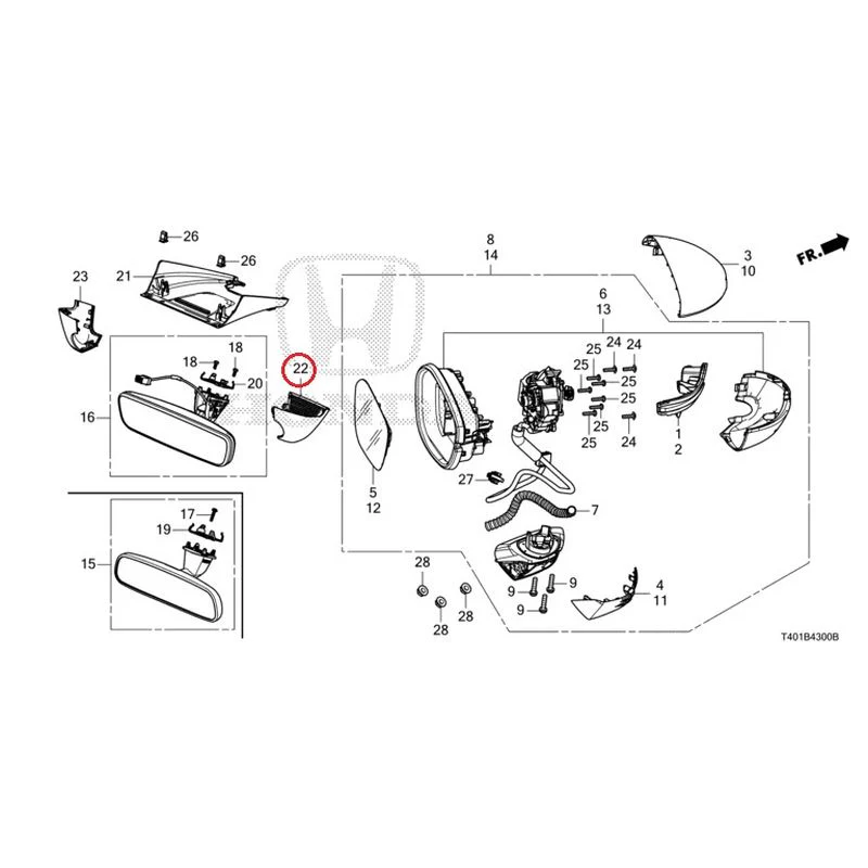 [NEW] JDM HONDA CIVIC FL5 2023 Mirrors GENUINE OEM - Image 20
