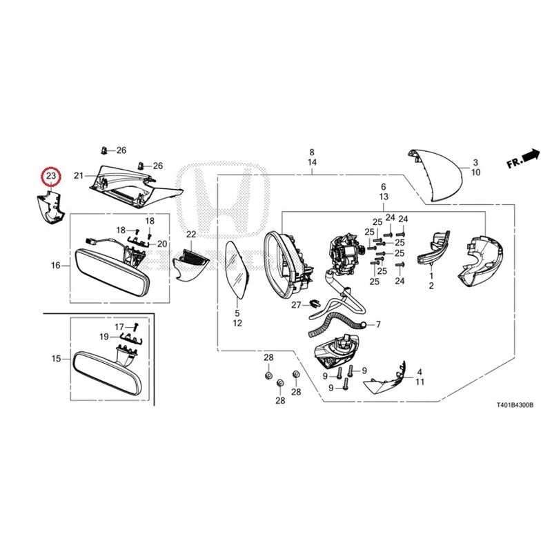 [NEW] JDM HONDA CIVIC FL5 2023 Mirrors GENUINE OEM - Image 21
