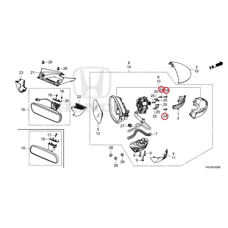 [NEW] JDM HONDA CIVIC FL5 2023 Mirrors GENUINE OEM - Image 22