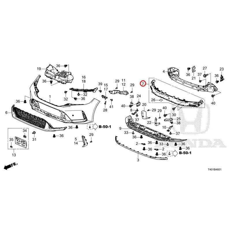 [NEW] JDM HONDA CIVIC FL5 2023 Front Bumper (Type R) GENUINE OEM - Image 12