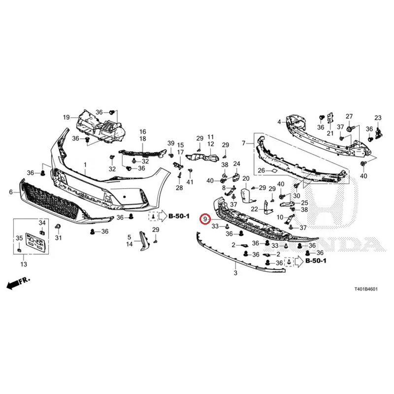 [NEW] JDM HONDA CIVIC FL5 2023 Front Bumper (Type R) GENUINE OEM - Image 14