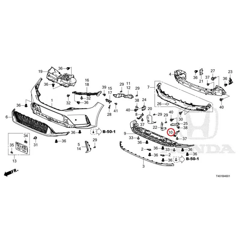 [NEW] JDM HONDA CIVIC FL5 2023 Front Bumper (Type R) GENUINE OEM - Image 15