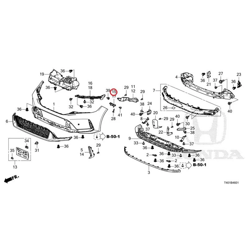 [NEW] JDM HONDA CIVIC FL5 2023 Front Bumper (Type R) GENUINE OEM - Image 20