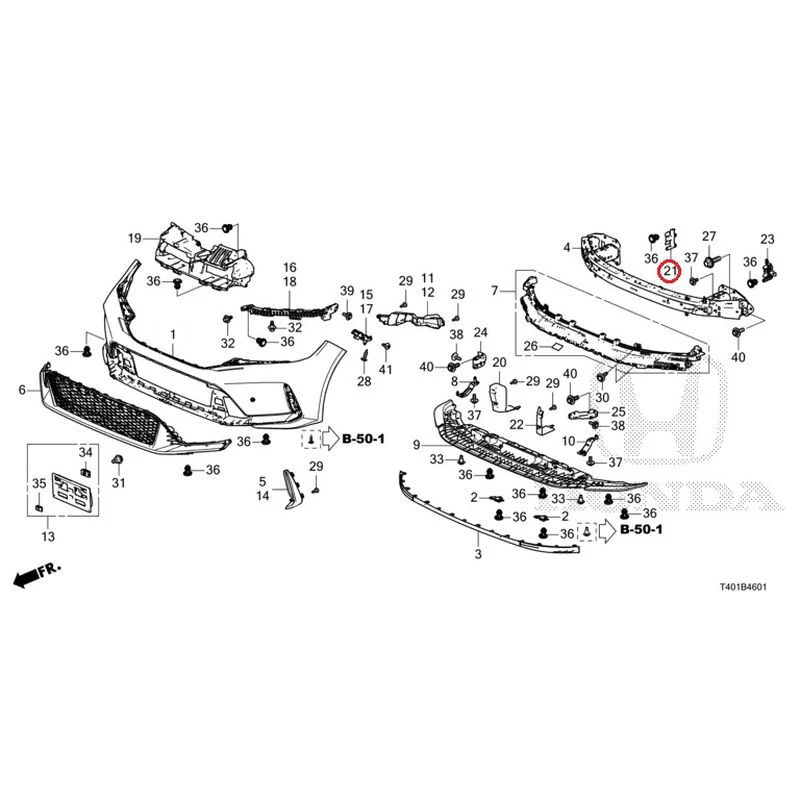 [NEW] JDM HONDA CIVIC FL5 2023 Front Bumper (Type R) GENUINE OEM - Image 26