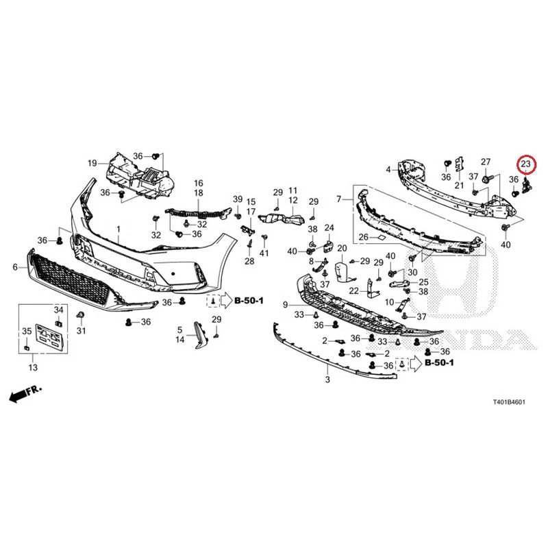 [NEW] JDM HONDA CIVIC FL5 2023 Front Bumper (Type R) GENUINE OEM - Image 28