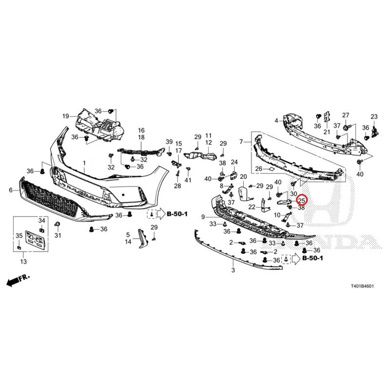 [NEW] JDM HONDA CIVIC FL5 2023 Front Bumper (Type R) GENUINE OEM - Image 30