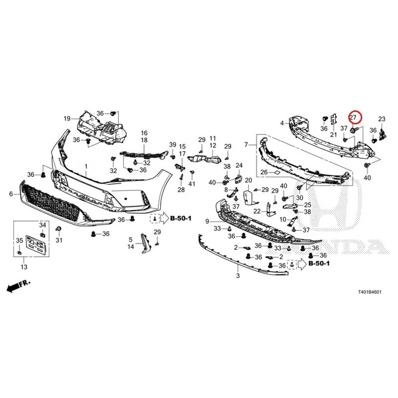 [NEW] JDM HONDA CIVIC FL5 2023 Front Bumper (Type R) GENUINE OEM - Image 32