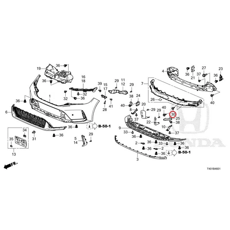 [NEW] JDM HONDA CIVIC FL5 2023 Front Bumper (Type R) GENUINE OEM - Image 35