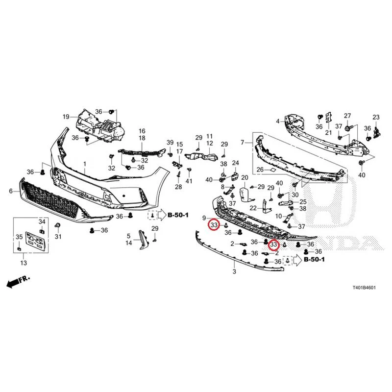 [NEW] JDM HONDA CIVIC FL5 2023 Front Bumper (Type R) GENUINE OEM - Image 38