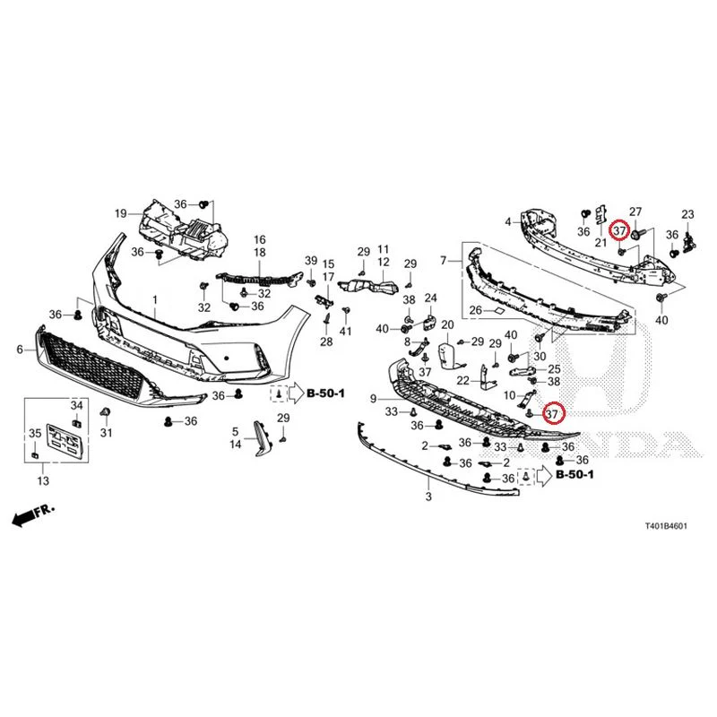 [NEW] JDM HONDA CIVIC FL5 2023 Front Bumper (Type R) GENUINE OEM - Image 42
