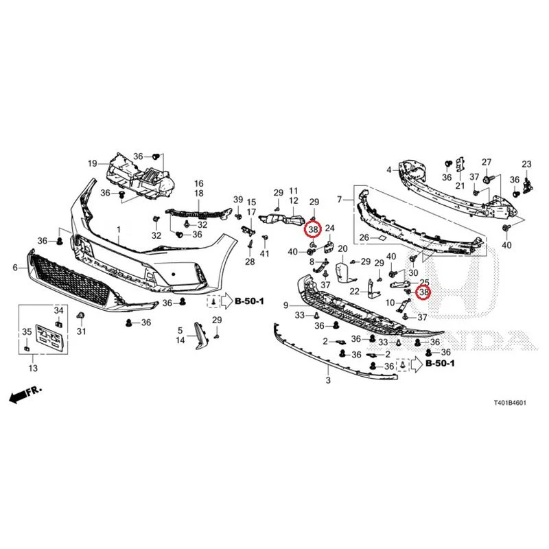 [NEW] JDM HONDA CIVIC FL5 2023 Front Bumper (Type R) GENUINE OEM - Image 43