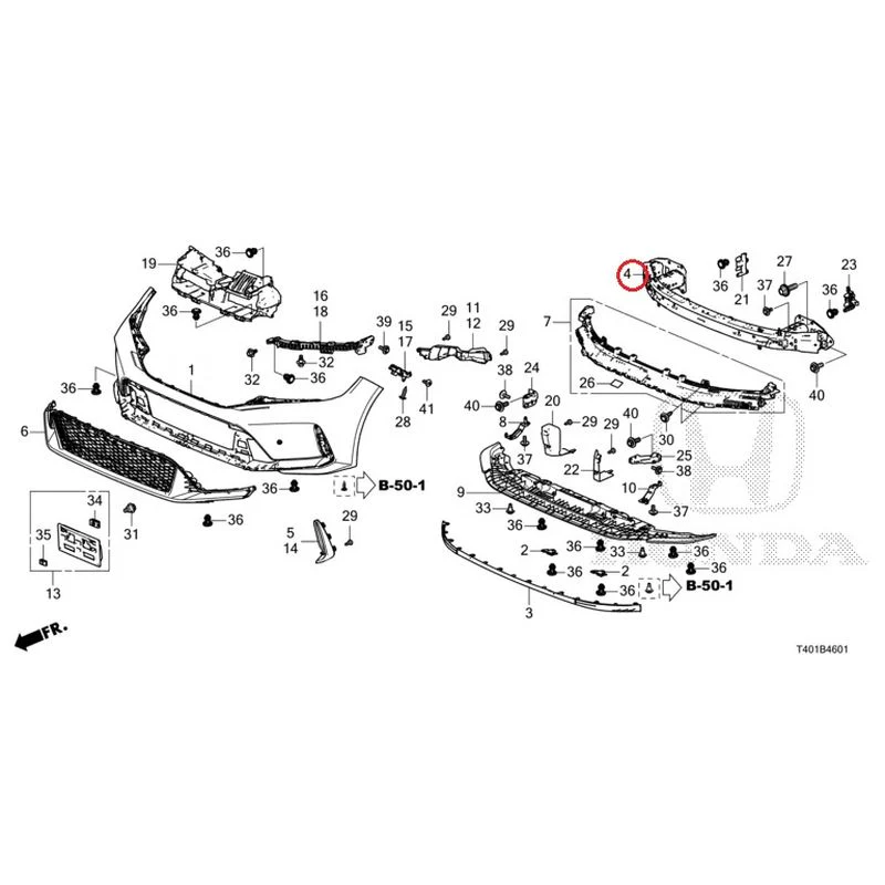 [NEW] JDM HONDA CIVIC FL5 2023 Front Bumper (Type R) GENUINE OEM - Image 9