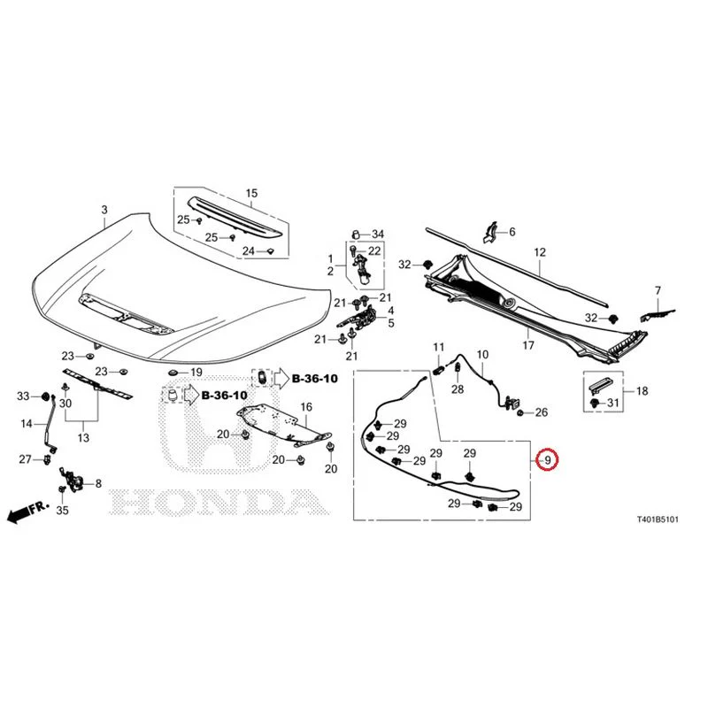 [NEW] JDM HONDA CIVIC FL5 2023 Bonnet (Type R) GENUINE OEM - Image 10