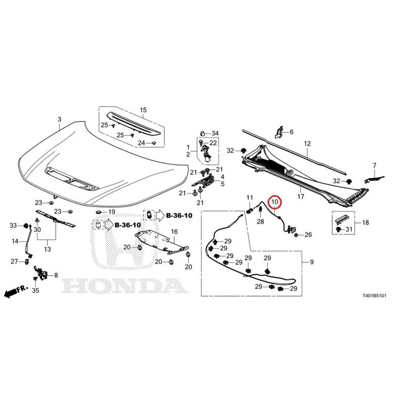 [NEW] JDM HONDA CIVIC FL5 2023 Bonnet (Type R) GENUINE OEM - Image 11