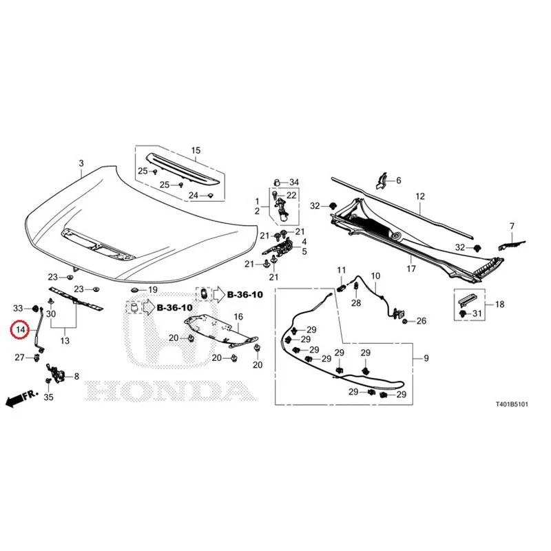 [NEW] JDM HONDA CIVIC FL5 2023 Bonnet (Type R) GENUINE OEM - Image 15