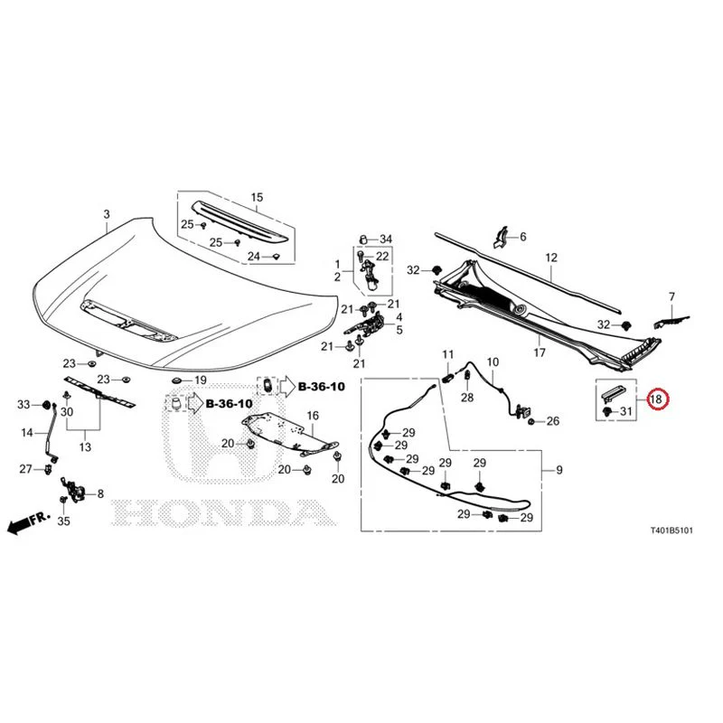 [NEW] JDM HONDA CIVIC FL5 2023 Bonnet (Type R) GENUINE OEM - Image 19