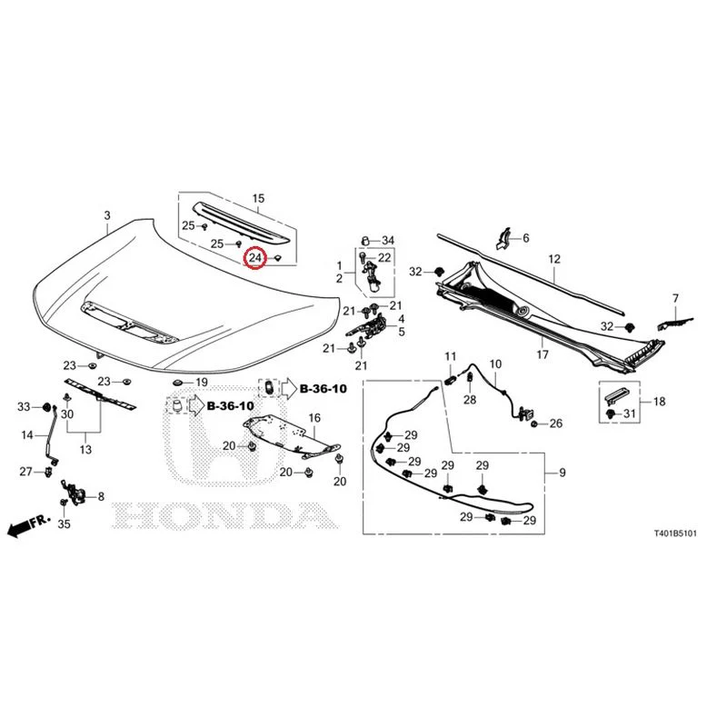 [NEW] JDM HONDA CIVIC FL5 2023 Bonnet (Type R) GENUINE OEM - Image 25