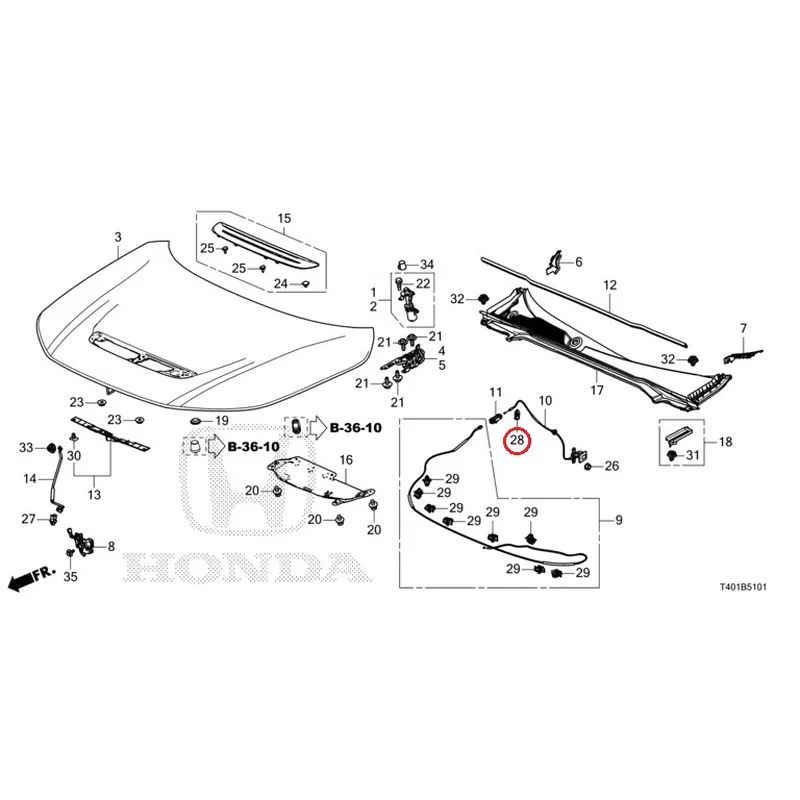 [NEW] JDM HONDA CIVIC FL5 2023 Bonnet (Type R) GENUINE OEM - Image 29